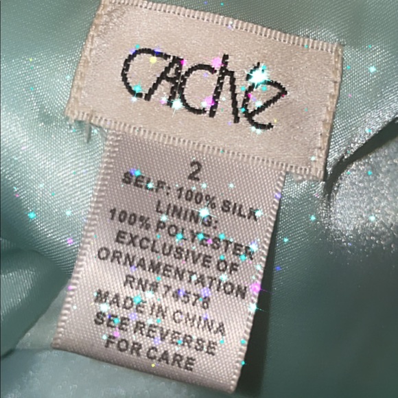 Beautiful Blue & Gold Formal Dress! - Picture 7 of 7